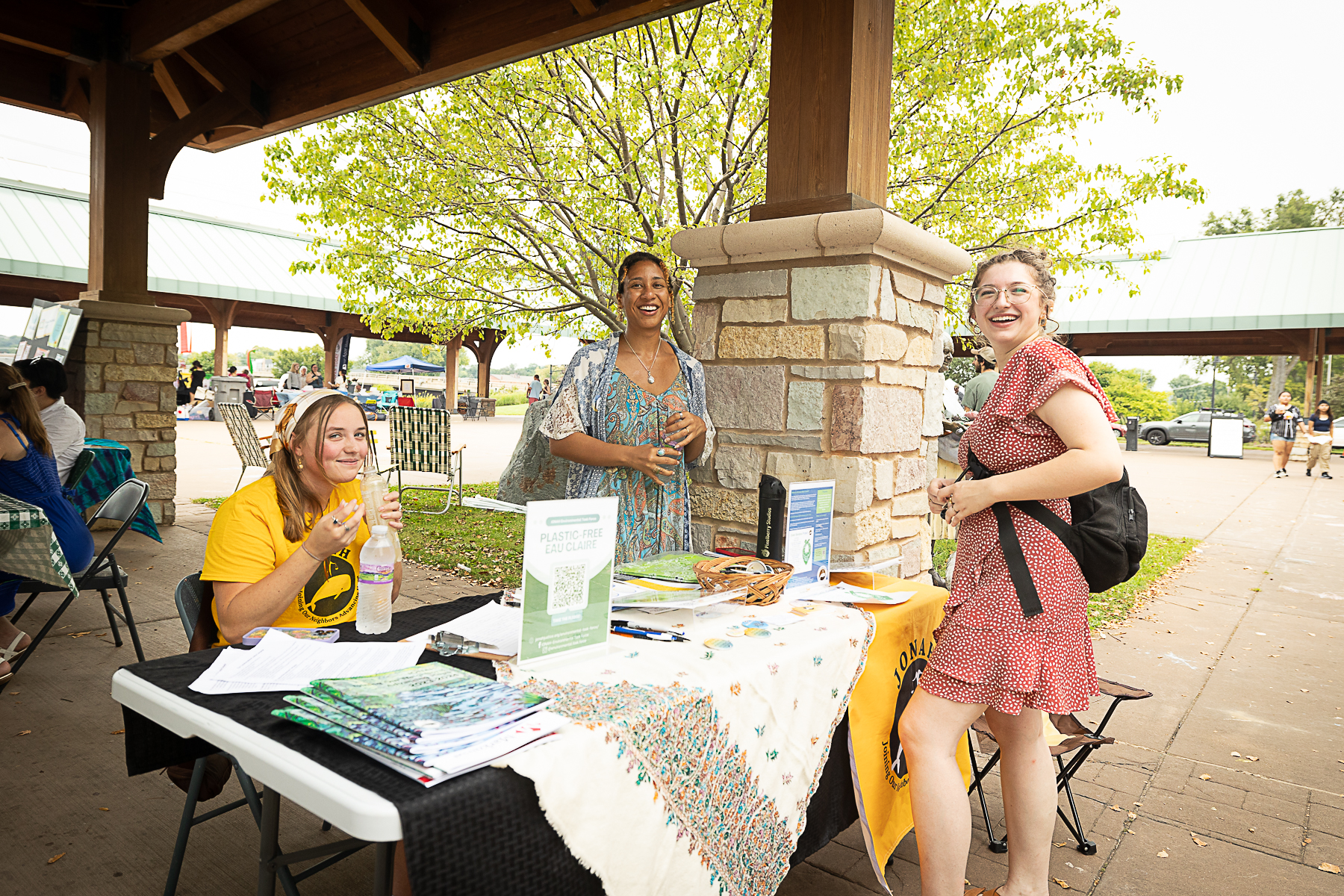 Pic of volunteers at work